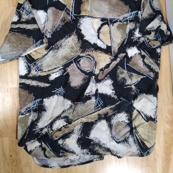 Vintage PS Illustrations Abstract Polyester Disco Shirt - Picture 5 of 7